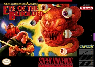 Capa de Advanced Dungeons & Dragons - Eye of the Beholder (EUA)
