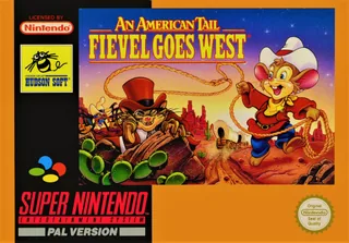 Capa de An American Tail - Fievel Goes West (Europa)