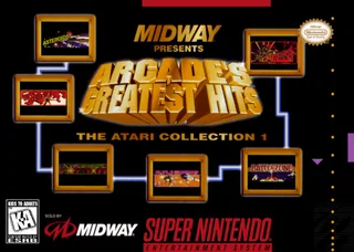 Capa de Arcade's Greatest Hits - The Atari Collection 1 (EUA)