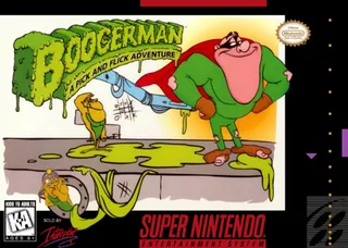 Capa de Boogerman - A Pick and Flick Adventure (EUA)