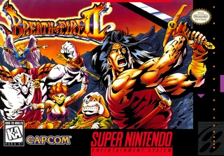 Capa de Breath of Fire II (EUA)