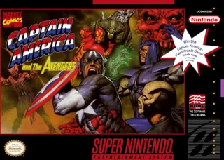 Capa de Captain America and the Avengers (EUA)