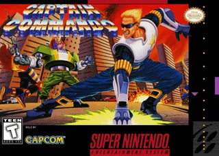 Capa de Captain Commando (EUA)