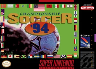 Capa de Championship Soccer '94 (EUA)