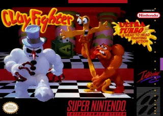 Capa de Clay Fighter (EUA)