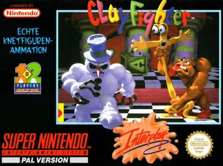 Capa de Clay Fighter (Europa)