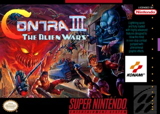 Capa de Contra III - The Alien Wars (EUA)