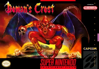 Capa de Demon's Crest (EUA)