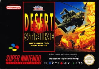 Capa de Desert Strike - Return to the Gulf (Europa)