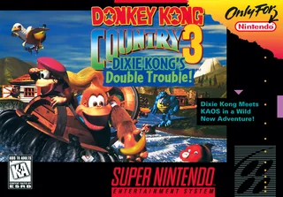 Capa de Donkey Kong Country 3 - Dixie Kong's Double Trouble! (EUA)