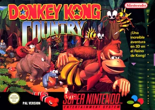 Capa de Donkey Kong Country (Europa)