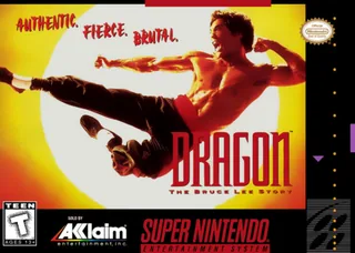 Capa de Dragon - The Bruce Lee Story (EUA)