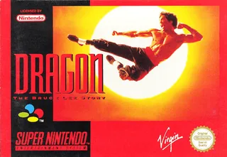 Capa de Dragon - The Bruce Lee Story (Europa)