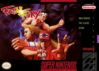 Capa de Fatal Fury (EUA)