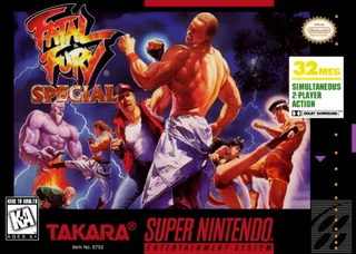 Capa de Fatal Fury Special (EUA)