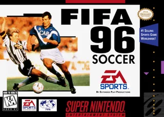 Capa de FIFA Soccer 96 (EUA)