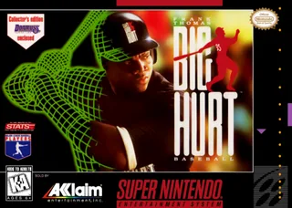 Capa de Frank Thomas Big Hurt Baseball (EUA)