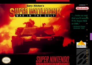 Capa de Garry Kitchen's Super Battletank - War in the Gulf (EUA)