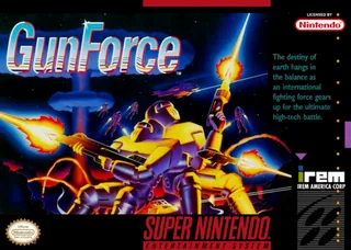 Capa de GunForce (EUA)