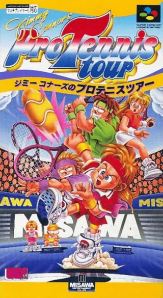 Capa de Jimmy Connors Pro Tennis Tour (Japão)