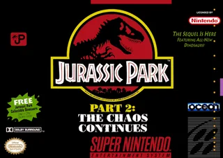 Capa de Jurassic Park Part 2 - The Chaos Continues (EUA)