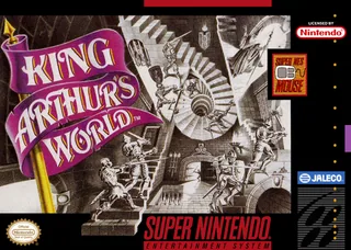 Capa de King Arthur's World (EUA)
