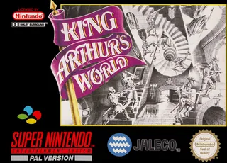 Capa de King Arthur's World (Europa)