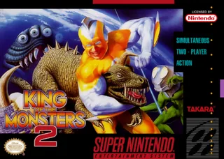 Capa de King of the Monsters 2 (EUA)