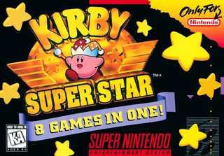 Capa de Kirby Super Star (EUA)