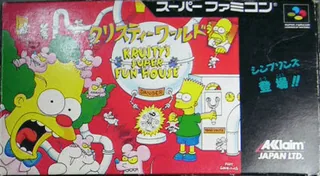 Capa de Krusty's Super Fun House (Japão)