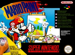 Capa de Mario Paint (EUA)