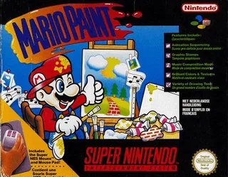 Capa de Mario Paint (Europa)
