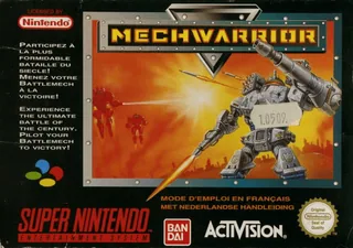 Capa de MechWarrior (Europa)
