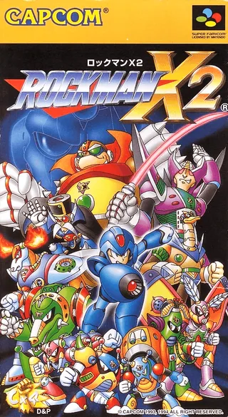 Capa de Mega Man X2 (Japão)