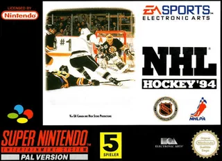 Capa de NHL '94 (Europa)