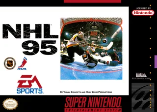 Capa de NHL 95 (EUA)