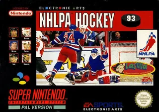 Capa de NHLPA Hockey 93 (Europa)