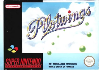 Capa de Pilotwings (Europa)