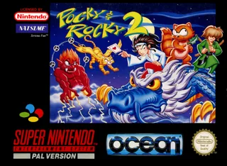 Capa de Pocky & Rocky 2 (Europa)