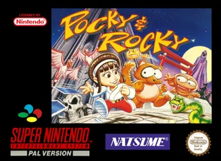 Capa de Pocky & Rocky (Europa)