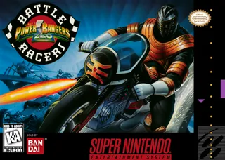 Capa de Power Rangers Zeo - Battle Racers (EUA)