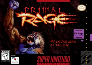 Capa de Primal Rage (EUA)