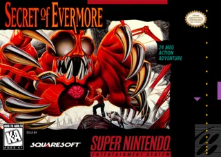 Capa de Secret of Evermore (EUA)