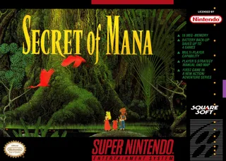 Capa de Secret of Mana (EUA)