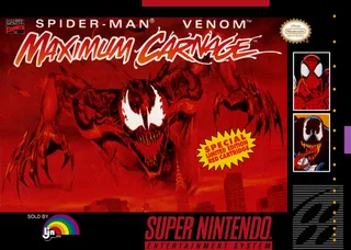 Capa de Spider-Man - Venom - Maximum Carnage (EUA)