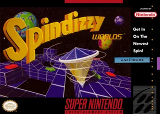 Capa de Spindizzy Worlds (EUA)