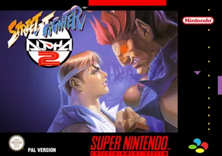 Capa de Street Fighter Alpha 2 (Europa)
