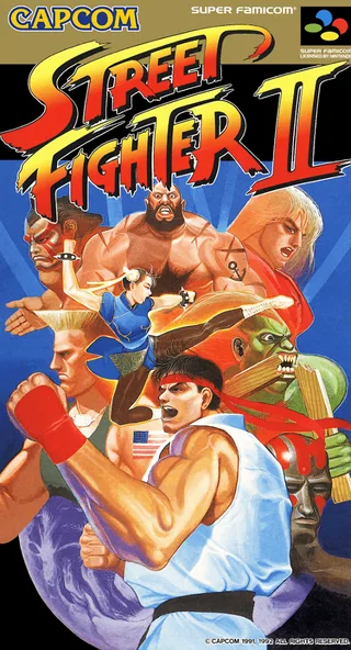 Capa de Street Fighter II (Japão)