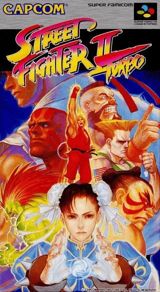 Capa de Street Fighter II Turbo (Japão)