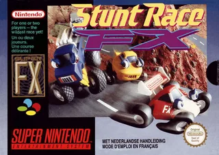 Capa de Stunt Race FX (Europa)